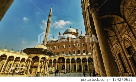 Cairo, Egypt. The Citadel of Cairo. Citadel of Saladin in Cairo, Egypt.  Muhammad Ali Mosque 124270632
