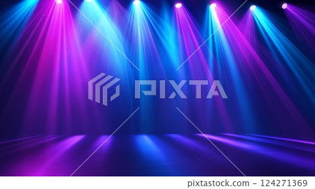 blue-violet gradients music concert poster background 124271369