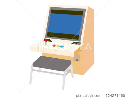 復古街機遊戲機櫃 124271460