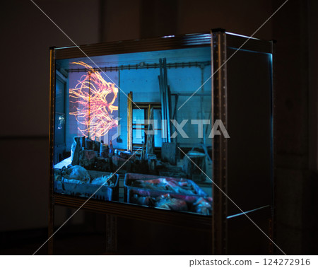 Porto, Portugal - 31 May 2023 Photographic exhibition "Across the matter of time" in Portuguese Center of Photography 124272916