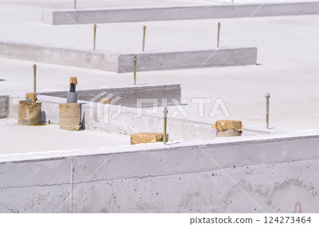 Basic construction of new housing 124273464