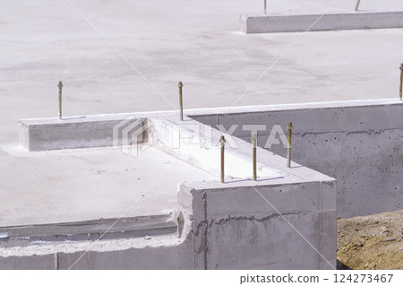 Basic construction of new housing 124273467