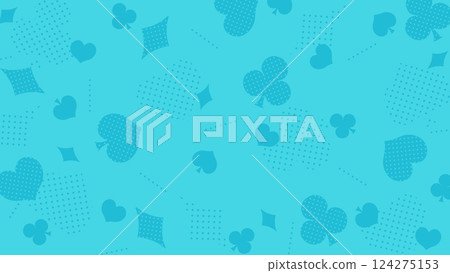 Playing card pattern background 124275153