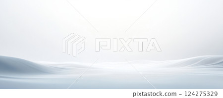 Gray and white wave line technology banner background. Gray and white wave line technology banner background. 124275329