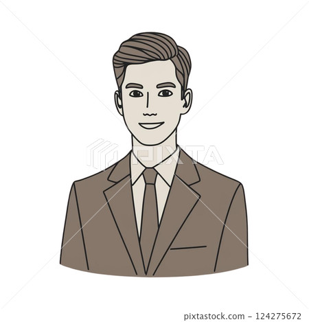 穿著西裝的男人 124275672