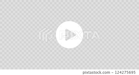 Play button on transparent background texture. Push, start, click or record icon on multimedia app window interface. Video player template. Movie computer or television screen. Vector illustration Play button on transparent background texture. Push, start, click or record icon on multimedia app window interface. Video player template. Movie computer or television screen. Vector illustration 124275695