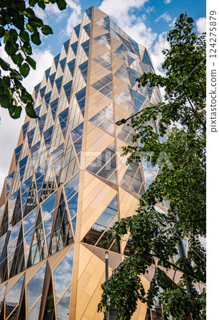 Modern high-rise buildings of Yekaterinburg. Modern high-rise buildings of Yekaterinburg. 124275879