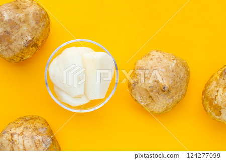 Mexican turnip or jicama or yam bean Mexican turnip or jicama or yam bean 124277099