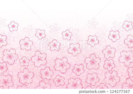 Sakura illustration background 124277167