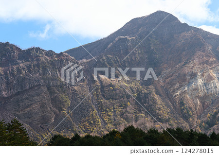 The magnificent rocky mountain, Mt. Bandai 124278015