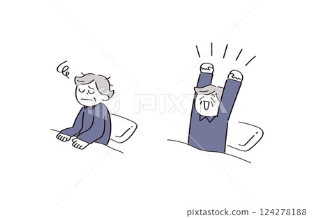 睡眠相關插圖 睡眠相關插圖 124278188