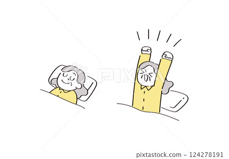睡眠相關插圖 124278191