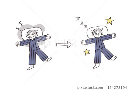 Sleep related illustrations Sleep related illustrations 124278194