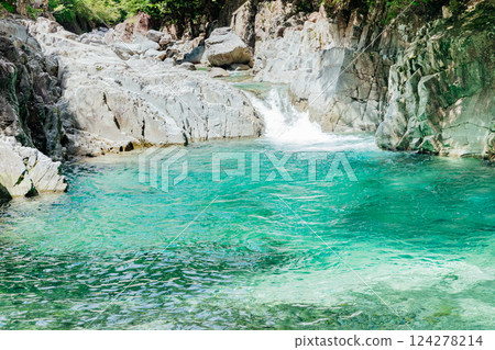 <Nagano> The beautiful scenery of the Atera Valley - Ushigafuchi - 124278214