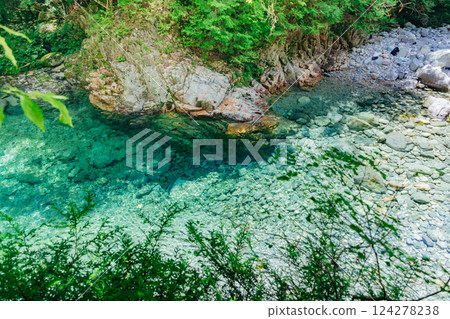 <長野>阿特拉溪谷～熊之淵～的美景 124278238