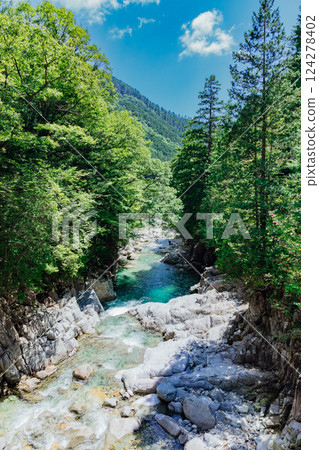 <Nagano> The beautiful scenery of the Atera Valley - Ushigafuchi - <Nagano> The beautiful scenery of the Atera Valley - Ushigafuchi - 124278402