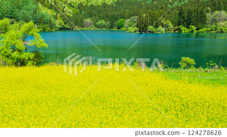 Spring Huronong Lake 124278626
