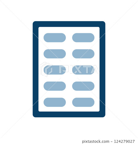Medicine icon illustration Medicine icon illustration 124279027