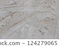 Texture of casually smoothed concrete plaster 124279065