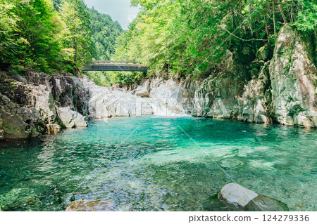 <Nagano> The beautiful scenery of the Atera Valley - Ushigafuchi - <Nagano> The beautiful scenery of the Atera Valley - Ushigafuchi - 124279336