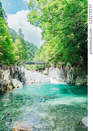 <Nagano> The beautiful scenery of the Atera Valley - Ushigafuchi - <Nagano> The beautiful scenery of the Atera Valley - Ushigafuchi - 124279337