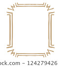 hand drawn square frame 124279426