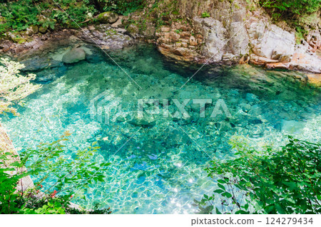 <Nagano> Beautiful scenery of Atera Valley - Kumagafuchi - <Nagano> Beautiful scenery of Atera Valley - Kumagafuchi - 124279434