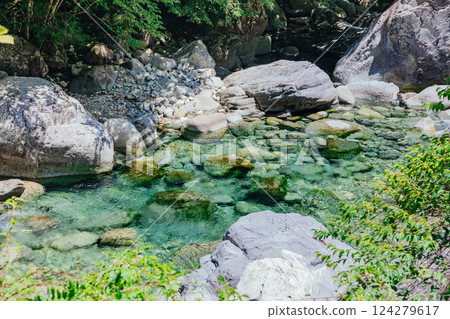 <Nagano> Beautiful scenery of Atera Valley 124279617