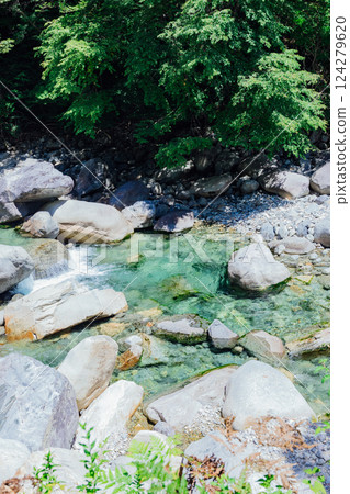 <Nagano> Beautiful scenery of Atera Valley 124279620