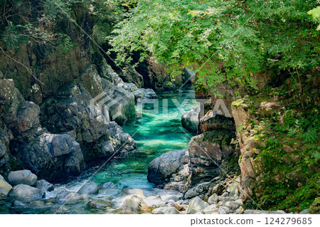 <Nagano> Beautiful scenery of Atera Valley 124279685
