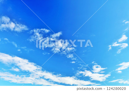 秋天天空和雲彩 124280020