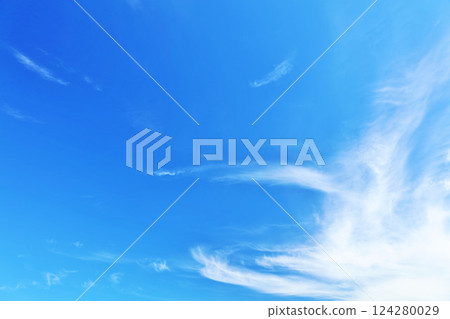 秋天天空和雲彩 124280029
