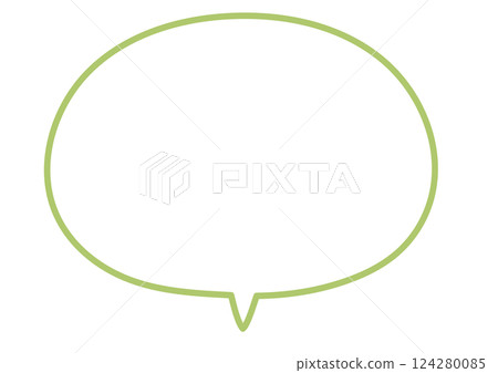 一個簡單的圓形氣球 124280085