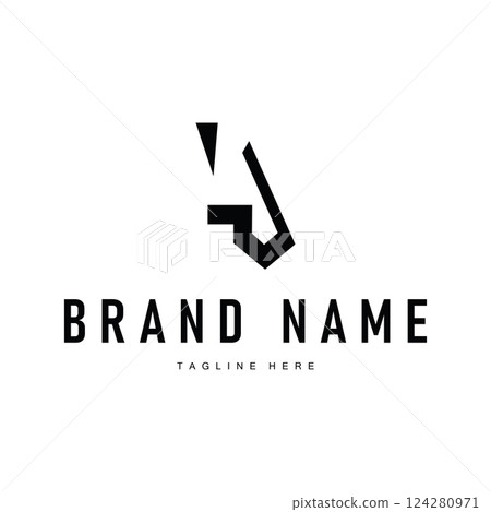 letter a logo concept with simple minimalist design illustration template brand product symbol letter letter a logo concept with simple minimalist design illustration template brand product symbol letter 124280971