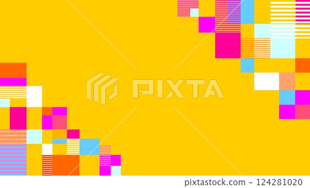 Geometric pattern frame, rectangle, border 124281020
