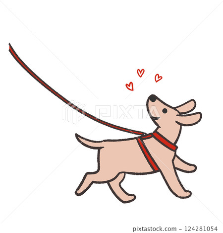 Dog walking 124281054