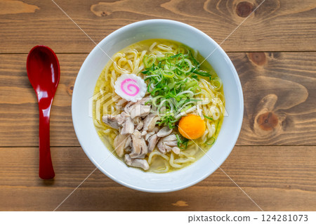 Yamagata Chinese noodles with chicken Yamagata Chinese noodles with chicken 124281073