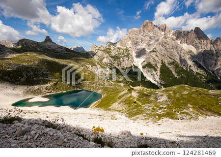 Laghi dei Piani at Dolomite Alps Laghi dei Piani at Dolomite Alps 124281469