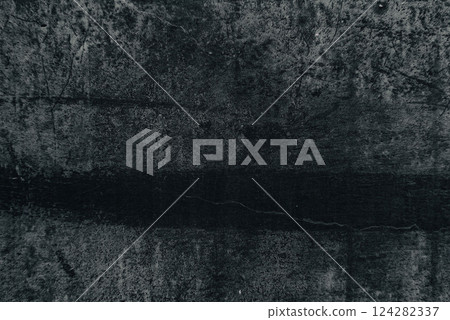 White Grunge on Black Background for Overlay. 124282337