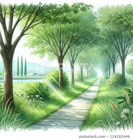 Landscape with green 124282446