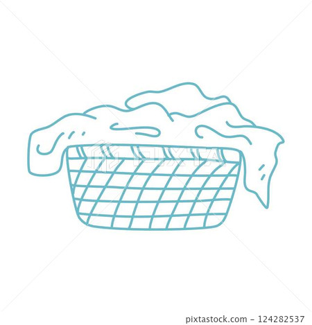 toilet bag and basket laundry 124282537