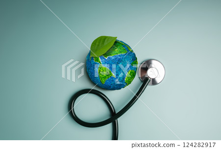 World Environmental Concepts. Health Care of a Nature Concept, Renewable and Eco-friendly Lifestyle 124282917