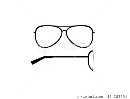 Stylish black and white glasses with thick frames for fashion-forward and modern individuals 124283364