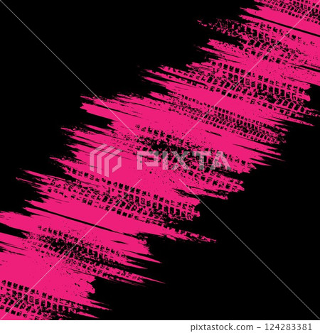 Pink tire track wallpaper Pink tire track wallpaper 124283381