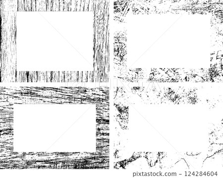 Black and white grunge. Distress overlay texture. Abstract surface dust and rough dirty wall background concept. Distress illustration simply place over object to create grunge effect. Vector EPS10. Black and white grunge. Distress overlay texture. Abstract surface dust and rough dirty wall background concept. Distress illustration simply place over object to create grunge effect. Vector EPS10. 124284604