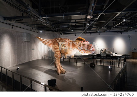 Tyrannosaurus Reconstruction Robot Tyrannosaurus Reconstruction Robot 124284760
