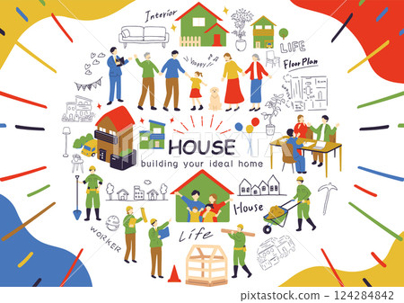 My Home Illustration Collection My Home Illustration Collection 124284842