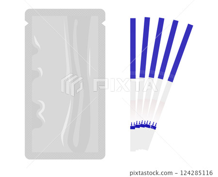Ovulation test strips showing LH surge, predicting fertile window. Ovulation test strips showing LH surge, predicting fertile window. 124285116