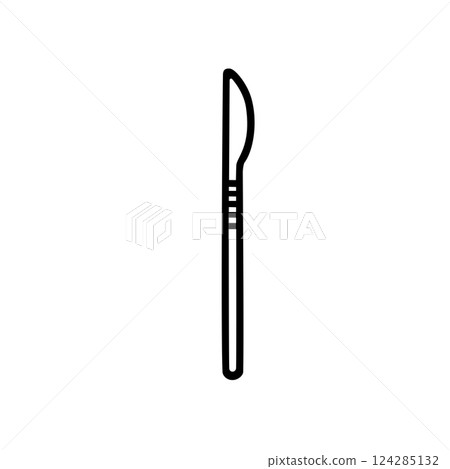 Simple scalpel illustration material 124285132