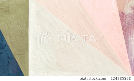 Textured abstract art, geometric compositions, hand-drawn elements in soft tones, textured backgrounds Textured abstract art, geometric compositions, hand-drawn elements in soft tones, textured backgrounds 124285538